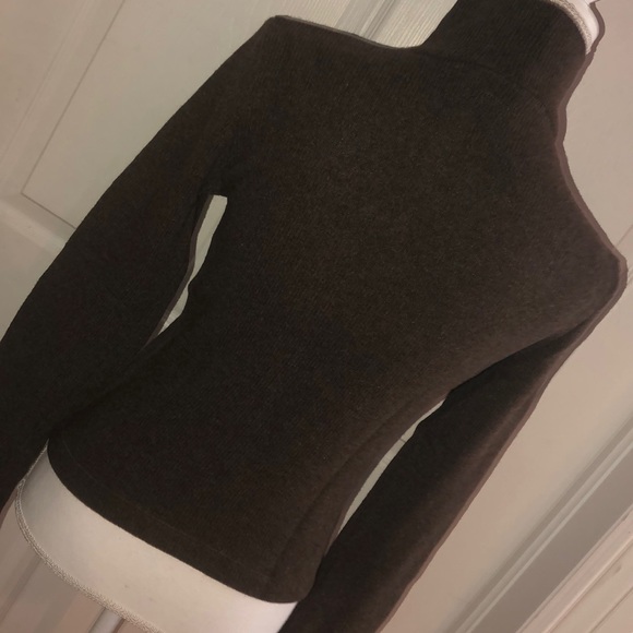 BLOCK Brown Wool Blend Turtleneck Sweater - Picture 4 of 5